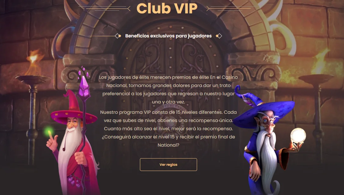 VIP-programma National Casino